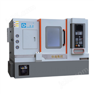 斜軌數控車床30°帶尾座刀塔機