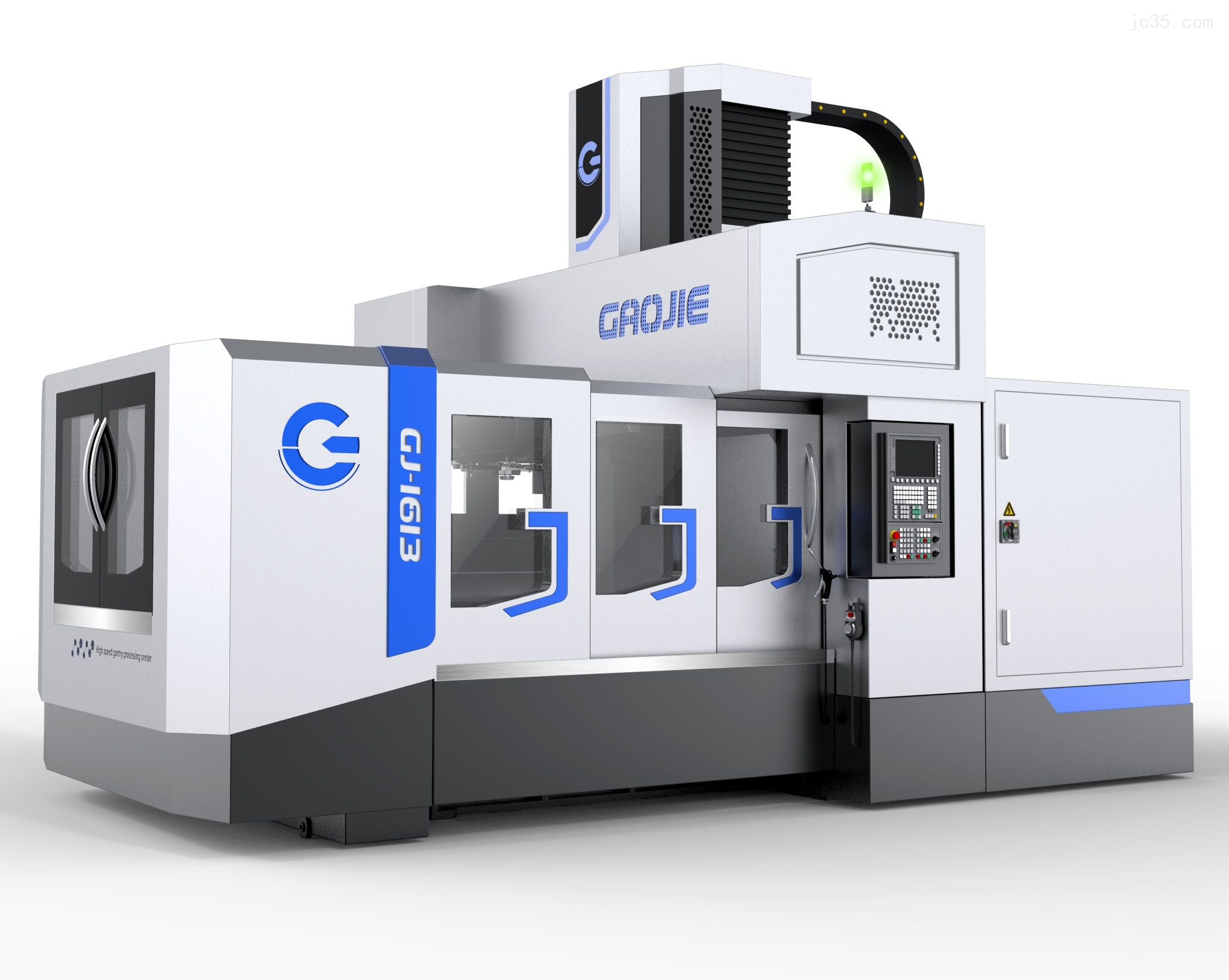 产品报价: 产品特点:gj-1613高速龙门加工中心结构: 机床的主要基础件